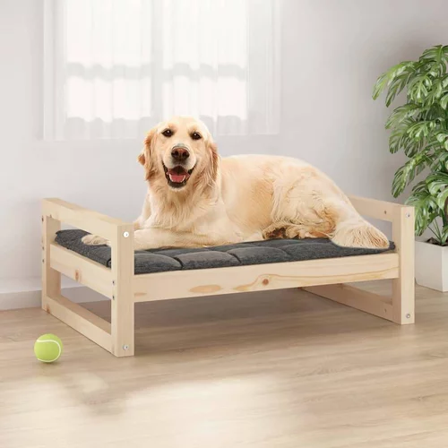 krevet za pse 75 5x55 5x28 cm od masivne borovine