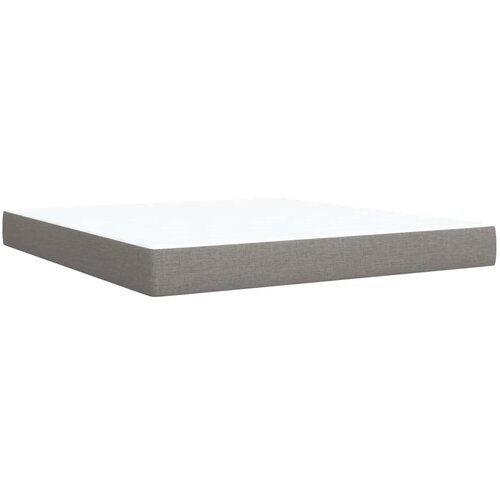  Boxspring krevet s madracem Sivosmeđa 180 x 200 cm Tkanina Tupe 202 x 183.5 x 88 cm Slike