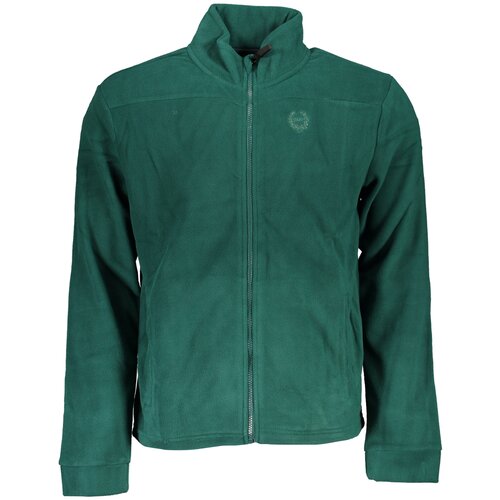 Gianmarco Venturi MEN&amp;amp;#39;S GREEN ZIP SWEATSHIRT Slike