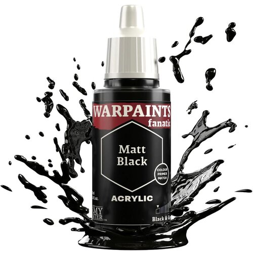 The Army Painter Warpaints Fanatic: Black & Greys - Matt Black Cene