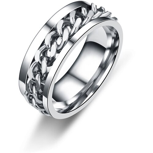 INF Antistresni prstan s funkcijo odpiranja steklenice srebrn 20,7 mm Silver S, (21238036) Slike