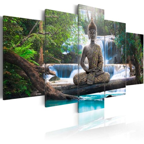  Slika - Buddha and waterfall 200x100 Cijene