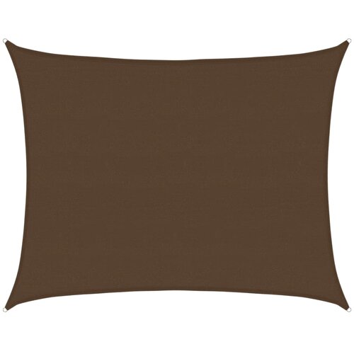  Jedro za za&amp;scaron;titu od sunca 160 g/m&amp;sup2; smeđe 6 x 8 m HDPE Slike