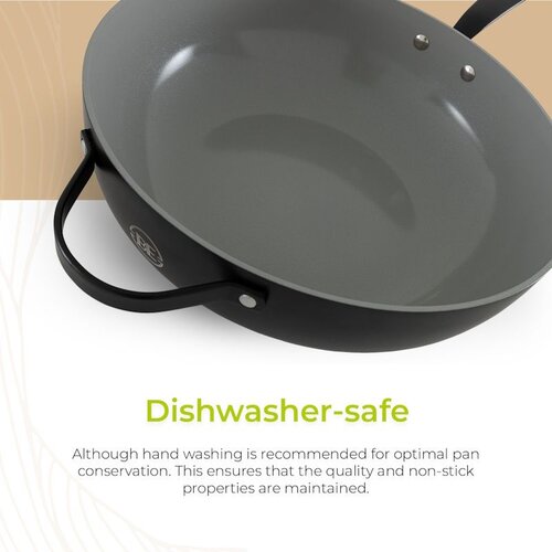 BE Living Wok tava s poklopcem Essential Black 30 cm Slike
