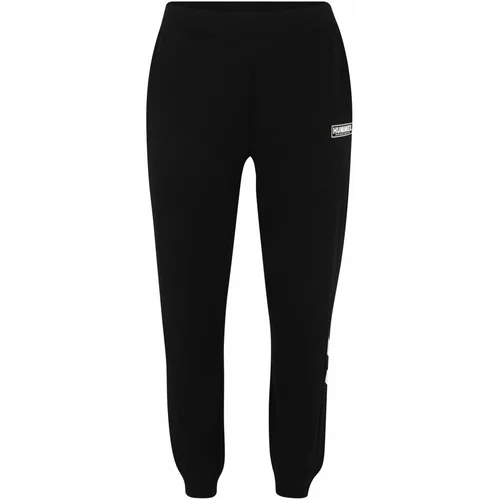 Hummel Sportske hlače 'LEGACY' crna / bijela