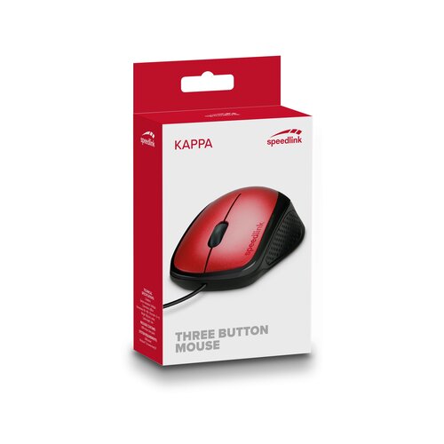 Speedlink Mi&amp;scaron; SPEEDLINK KAPPA USB, red, SL-610011-RD Slike