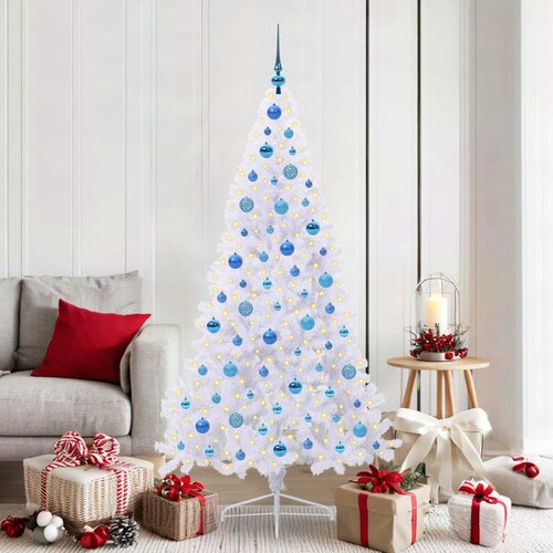  Umjetno božićno drvce s stalakom PVC i čelik Slike