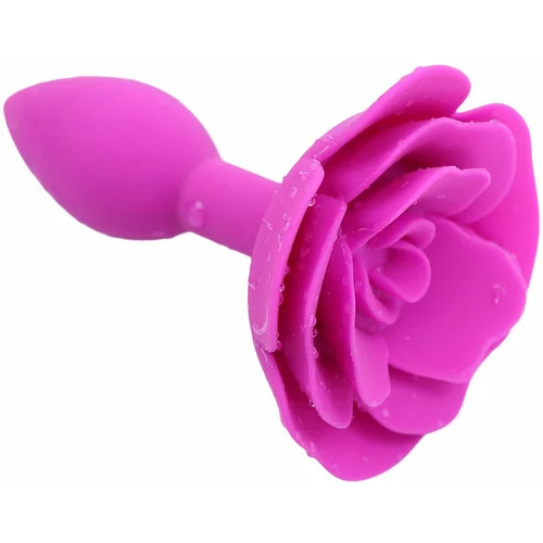 Kiotos rose silicone anal plug pink
