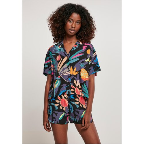 UC Curvy Women&amp;#039;s Viscose Holiday Shirt Blackfruit Slike