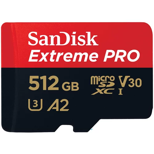 Sandisk spominska kartica + SDkartica Extreme PRO microSDXC 512GB