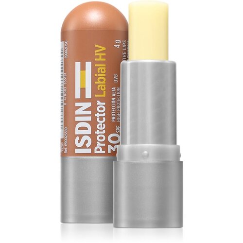 ISDIN Protector Labial HV SPF 30 za&amp;scaron;čitni balzam za ustnice proti sončnemu sevanju 4 g Slike