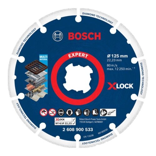 Bosch EXPERT X-LOCK dij.Plo.za met.125x22.23mm - 2608900533 Cijene