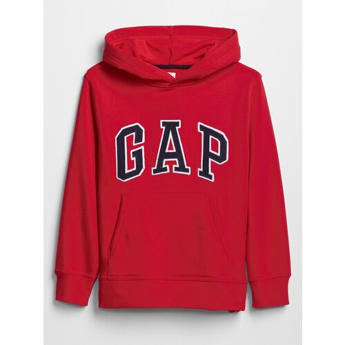 GAP Red Boys&amp;#039; Sweatshirt Logo hoodie Slike