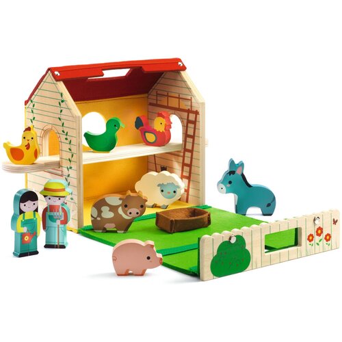 Djeco Wooden Farm set igračaka od drva 18m+ 11 kom Cene