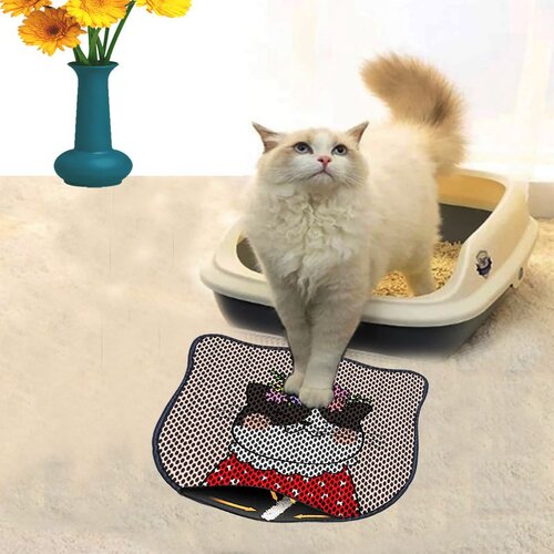 WALLXPERT Kdkafa0160 multicolor cat litter mat Cene