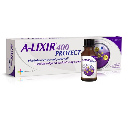 Pharmanova a-lixir 400 protect 7x30ml Cene