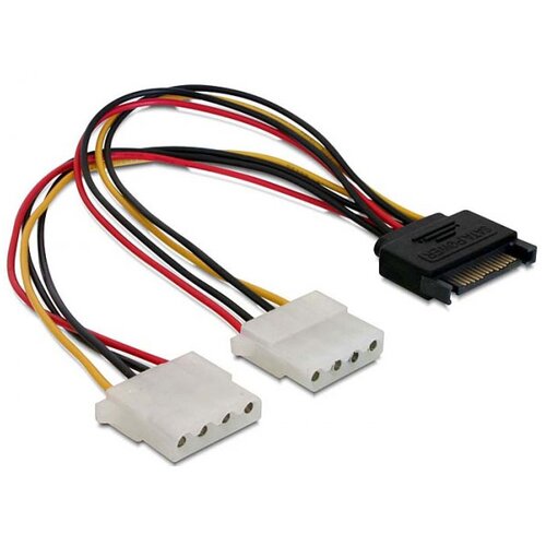  Adapter Molex muški ulaz na 2x Molex ženski ulaz Cene