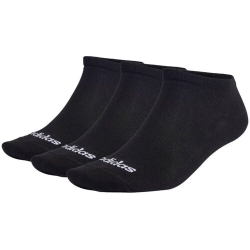 Adidas Nogavice Chaussettes thin linear low-cut noir/blanc Črna Slike