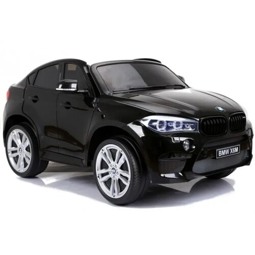 Dečiji auto na akumulator - BMW X6 M Dvosed Crni - Licencirani Model Slike