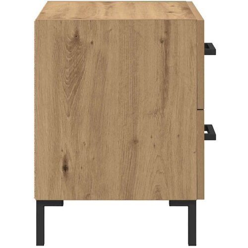  Noćni ormar s ladicama Umjetnički hrast 40 x 35 x 47 5 cm Slike
