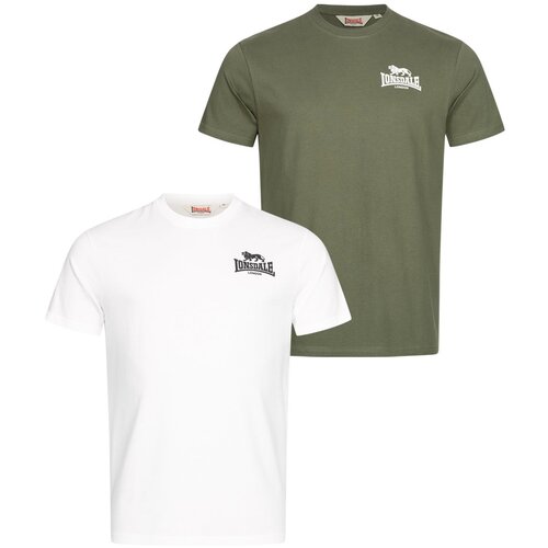 Lonsdale Men's t-shirt regular fit double pack Cene