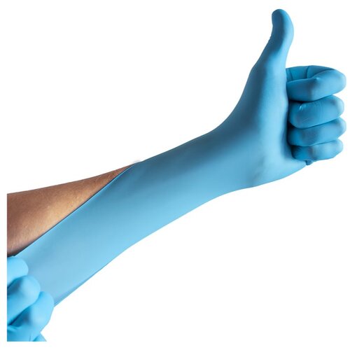 Espeon Nitril Ideal3 Blue rokavice iz nitrila brez pudra velikost S 100 kos Slike