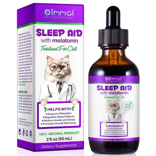 Oimmal Sleep Aid Drops Cat sirup sa Melatoninom 60 ml Cene