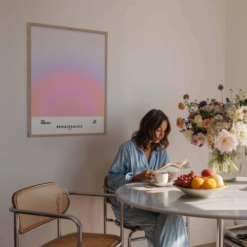 Styler Tiskana slika z okvirjem 50x70 cm Soft Nuances &amp;ndash; Slike
