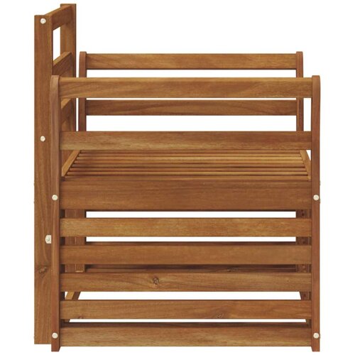  Set vanjskih sofa Prirodna 75 5 x 63 x 73 cm - Prirodna Zakrivljeni Slike