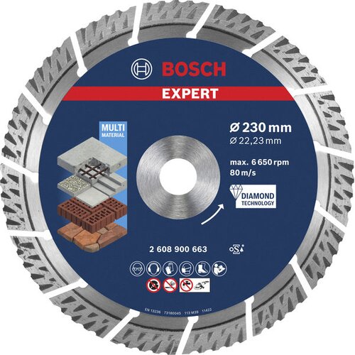 Bosch EXPERT MultiMaterial dijamantska rezna ploča od 230x22,23x2,4x15 mm 2608900663 Cene