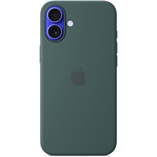 Apple iPhone 16 Plus silicone case with MagSafe Lake Green, (21458792) Cene