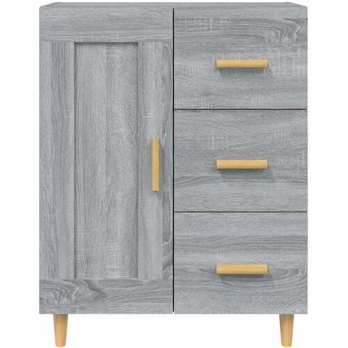  Komoda boja hrasta sonome 69,5 x 34 x 90 cm konstruirano drvo Siva Slike