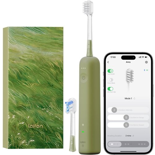 Laifen Wave Special električna četkica za zube + 2 zamjenske glave Green 1 kom Cijene