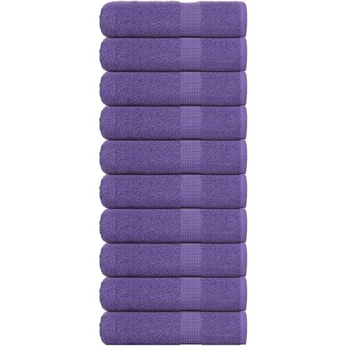 vidaXL Ručnici za ruke 10 kom ljubičasti 50x100 cm 360 gsm 100 % pamuk Cijene