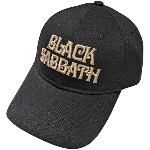 Black Sabbath Kapa Text Logo Black