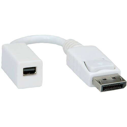 Roline 12.03.3132 DisplayPort / Mini-DisplayPort adapter bela 0.15 m, (20426597) Cene