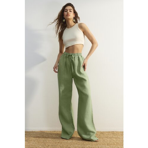 Trendyol Jeans - Green - Wide leg Cijene