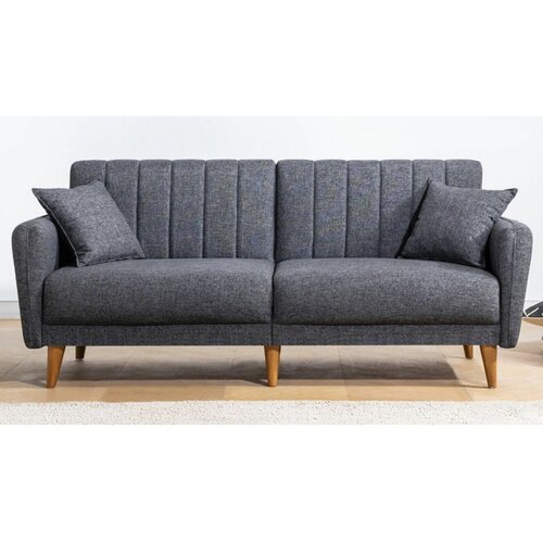 aqua-dark grey dark grey 3-Seat sofa-bed Slike