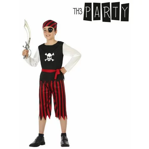 Th3 Party Tematski kostim za djecu Gusar Rdeča