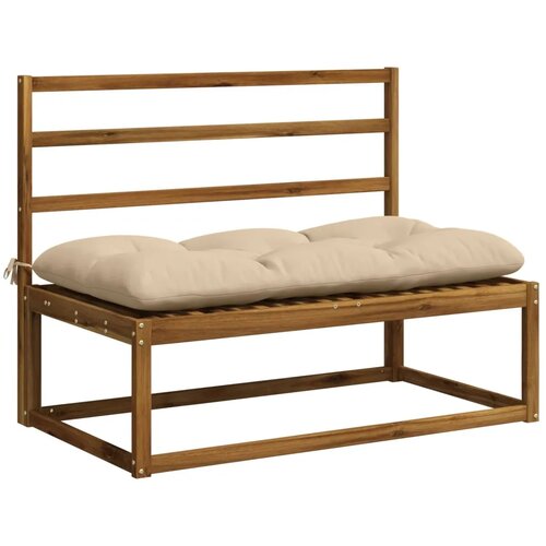  Jastučić za klupu VIANEN 100% poliester Krem 110 x 60 x 12 cm - Krem 110 x 60 x 12 cm Slike