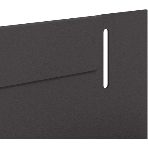  Ograda oko Travnjaka 20 pcs 102 x 4 x 4 cm Čelik Crna Slike