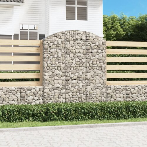  Gabionska ko&scaron;ara s lukom 150x30x180/200 cm pocinčano željezo Cijene