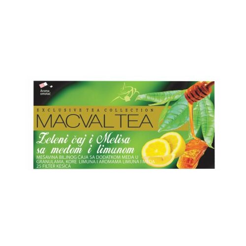 Macval Tea zeleni čaj i melisa sa medom i aromom limuna Slike