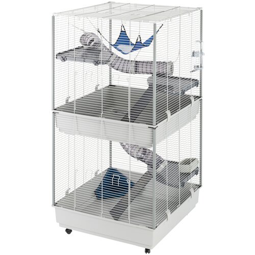 Ferplast kavez za male životinje Furet Tower SPERRGUT - Siva: D 80 x Š 75 x V 161 cm Cijene