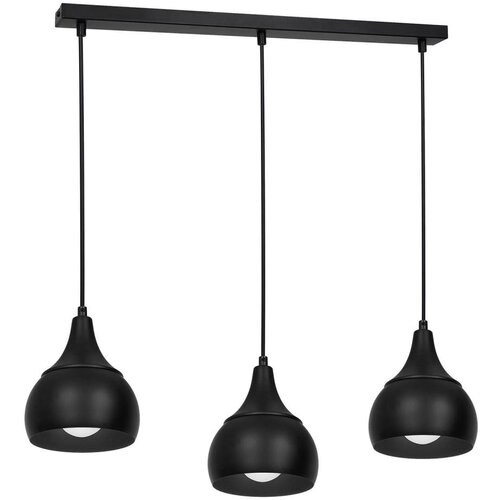  Crni luster na sajli AKTAN 3xE27/60W/230V Cene