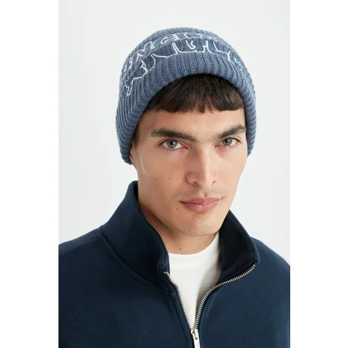 Defacto Men's Embroidered Beret