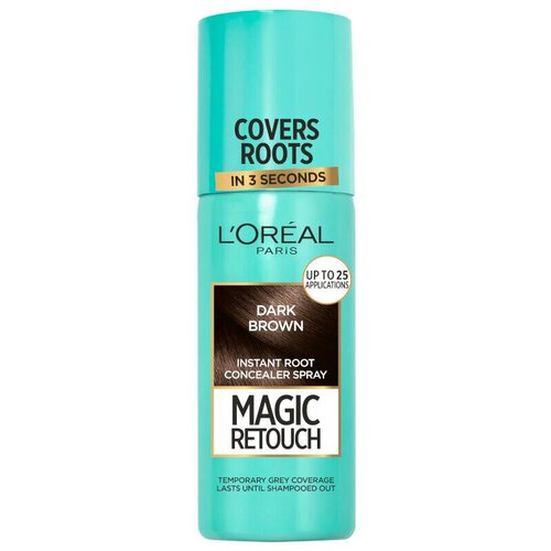 L&amp;acute;Or&amp;eacute;al Paris magic retouch sprej za prikrivanje izrasta 2 dark brown Slike