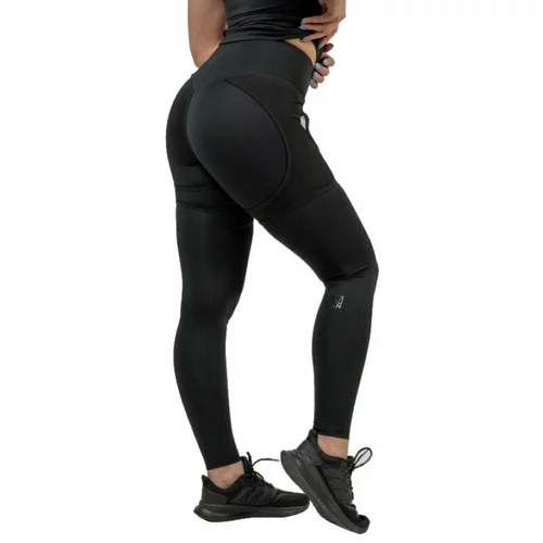 NEBBIA High Waist Leggings INTENSE Mesh Black XS Fitnes hlače