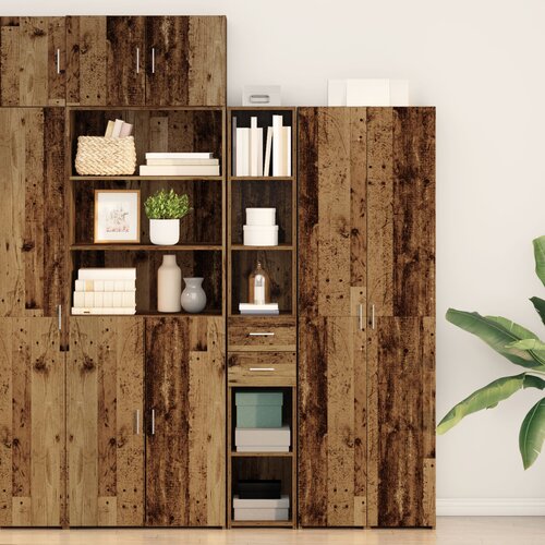 VidaXL visoka omara Star les Les 30 x 42.5 x 185 cm Shranjevanje Slike