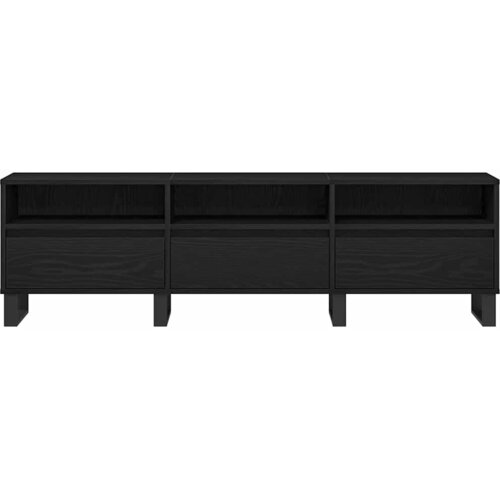 ormar 150 x 30 x 44,5 cm Crni hrast Konstruirano drvo Slike